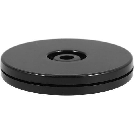 Socle rotatif Healvian pour présentoir, plateau noir à mouvement (1/5)