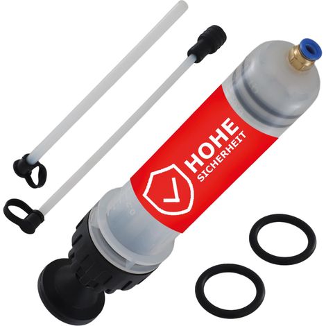 Bituxx Öl Einfüllpumpe Pumpe Einfüllhilfe Flüssigkeitspumpe Nachfüllpumpe Ölwechsel Handpumpe KFZ Werkstatt Manuell 200 ML 0,2L