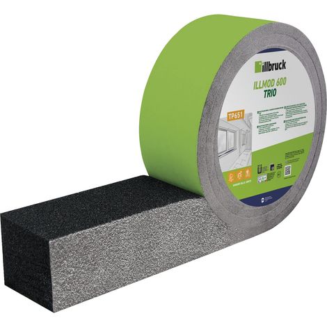 Illbruck Fugendichtband TP651 illmod trioplex FBA Breite 5-10mm - Dichtungsband für Fenster- und Türanschlussfugen, 15m (1/5)