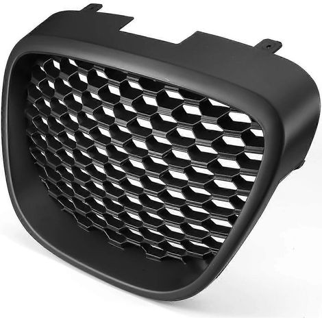 Wabenförmiger Frontstoßstangengrill für Seat Leon 1p Mk2 / Altea 5p / Toledo Mk3 1133007, hitzebeständig, mattschwarz
