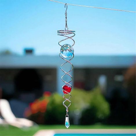 Dekorative Spirale – Neuer Windspiel-Spiralstabilisator für Gartenkugeln