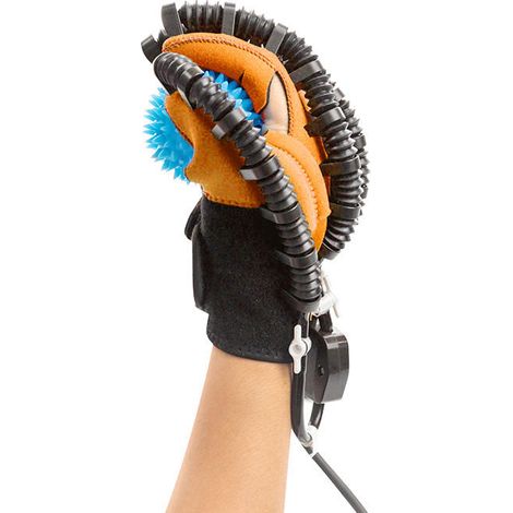 Rehabilitation Robot Gloves Upgrade Hemiplegia Hand Stroke Recovery Equipment with and Strength Adjustment,Finger Hand Exercise Recovery Equipment (1/5)