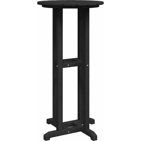 Table de jardin Table de bar Noir 55 x 55 x 107 cm Polyéthylène (1/5)