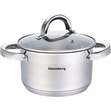 TOPF MIT DECKEL 16cm KLAUSBERG KB-7122 1,5L