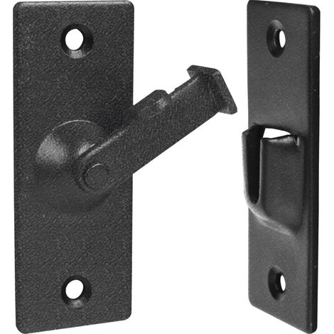 MINI TAILLE 90 degrés Loquet de porte Serrure de porte coulissante Serrure de porte moustiquaire Serrure de poche (1/5)