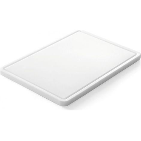 Tagliere da cucina con scanalatura HDPE 35,5x25cm - Hendi 826362