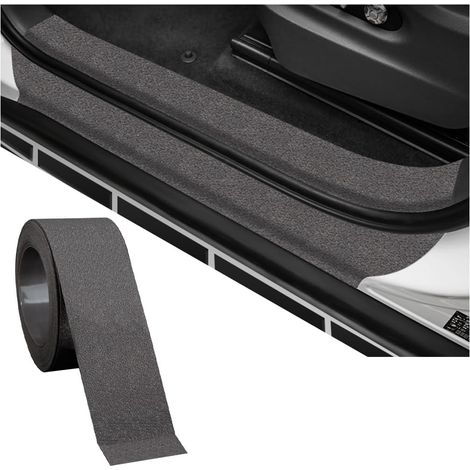 Bande Protection De Seuil De Porte, Universel Autocollant PEVA Protecteur Pare-Chocs, Anti-Rayures Autocollant Seuil Porte Voiture Film Protection Voiture pour Autos SUVs PKWs(Gris)