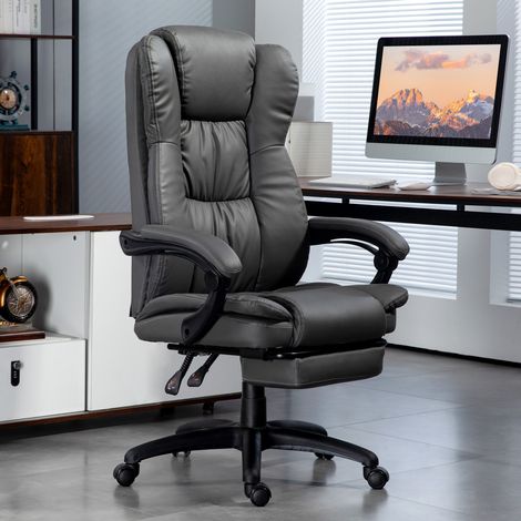 Bureau ordinateur massage inclinable 68 5 cm gris OKMYHOME (1/4)