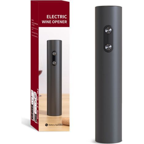 Batteriebetriebener elektrischer Korkenzieher, Ein-Knopf-Öffnung, einfach zu bedienen, ein tolles Geschenk (1/4)
