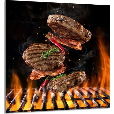 Panneau en verre POUR la cuisine 60x65 Grill (1/5)