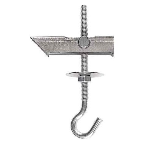 ANCORA A SOFFITTO A BASCULA CON OCCHIOLO APERTO 'BK01' Vite M6x75 mm - 50 pezzi- TECFI