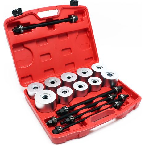 Wiltec – Extracteur de moyeux de roue 27 pièces – Montage et démontage rapide des paliers – Coffret de transport pratique