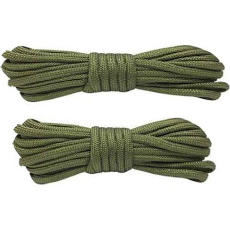 Stück Outdoor-Rettungsseil, 7-adriges Fallschirmseil, Bergsteigerseil, geflochtenes Handseil für Camping und Klettern
