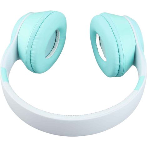 Casque sans fil Bluetooth tendance avec microphone intégré, filaire et compatible carte mémoire pour téléphones, tablettes, PC et ordinateurs portables. Idéal pour les jeux vidéo entre amis (garçons, (1/4)