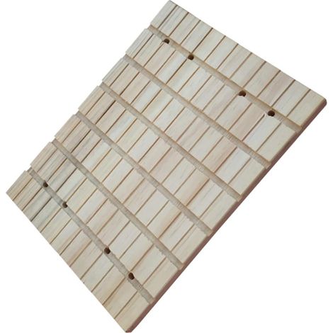Natürlicher Kratzbaum für Hamster und Eichhörnchen, robustes Kratzbrett mit Rillen für stumpfe Krallen, beige (1/5)