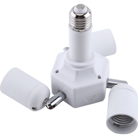 Adaptateur d'ampoule réglable 4 en 1 E27 vers E27, nouveau support de lampe répartiteur (4 en 1) (1/5)