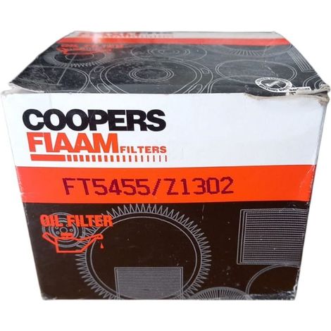 Filtro olio motore marca coopers fiaam codice filtro ft5455  z1302