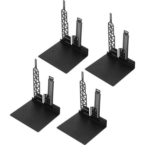 Lot de 4 serre-livres design créatifs style architectural, serre-livres de bureau/support de rangement pour livres (Hong Kong) (1/5)