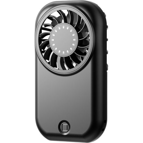 Ventilador portátil recargable por USB, 5 velocidades, plegable, para refrigeración personal en el hogar, la oficina o el dormitorio. (1/5)