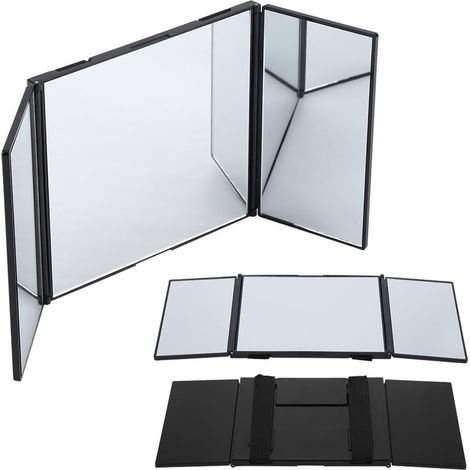 Maquillage Pliable · Miroir de Maquillage Pliable Pare-Soleil intérieur de Voiture d'automobile Accessoire décoratif Facile à Monter (1/5)