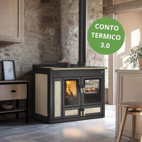 Termocucina a legna Klover Altea Country da 16,3 kW (1/5)