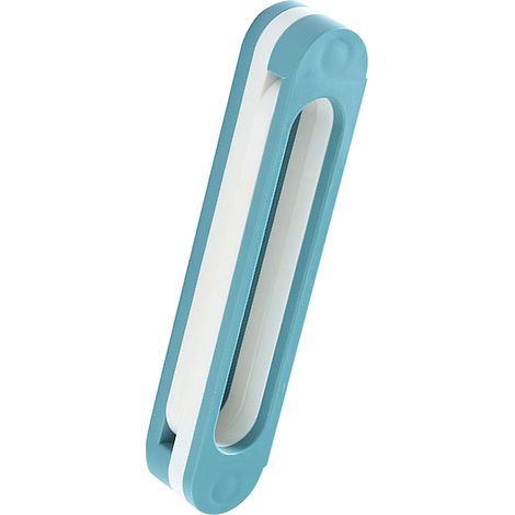 3-in-1 Wandschuhregal fürs Badezimmer, faltbares Modell, blaues PP (1/5)