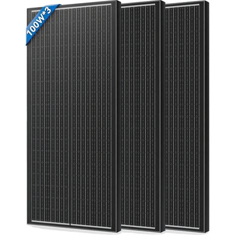 Panneau Solaire, Silicium Monocristallin, Haute Efficacité, 300W (1/2)