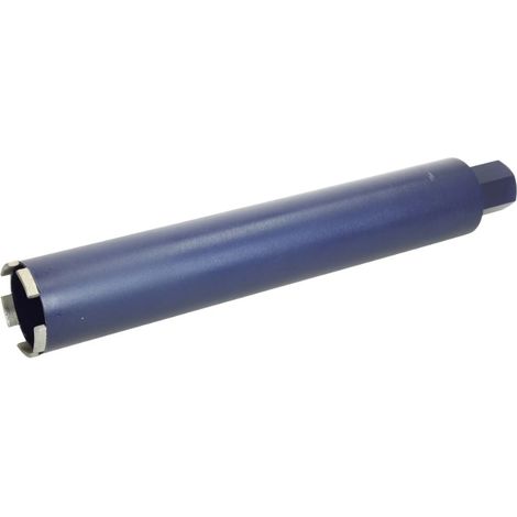 Couronne diamantée haut rendement 1 1/4'' pour forages à eau Ø 72 x 450 mm