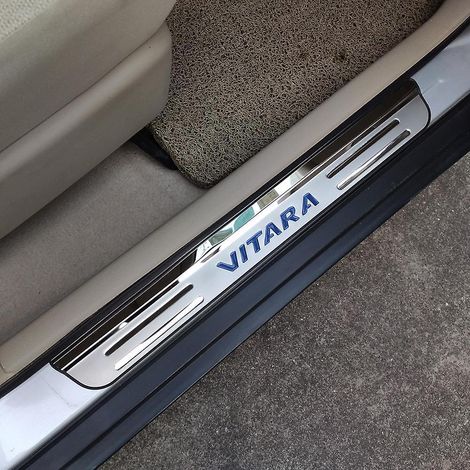 Seuil de porte pour Suzuki Vitara 2015-2024 - Protection de seuil de porte - Pièces automobiles (Taille unique, bleu) (1/5)
