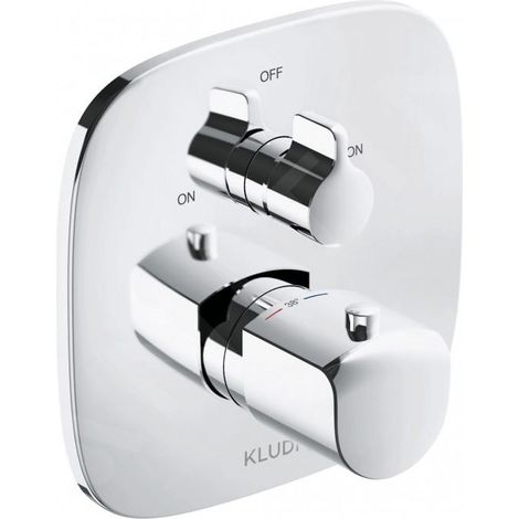 Kludi Ameo - Mitigeur thermostatique de baignoire encastré, chrome 418300575 (1/2)