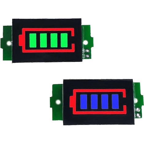 2 modules d'affichage de charge pour batterie au lithium 1-8S