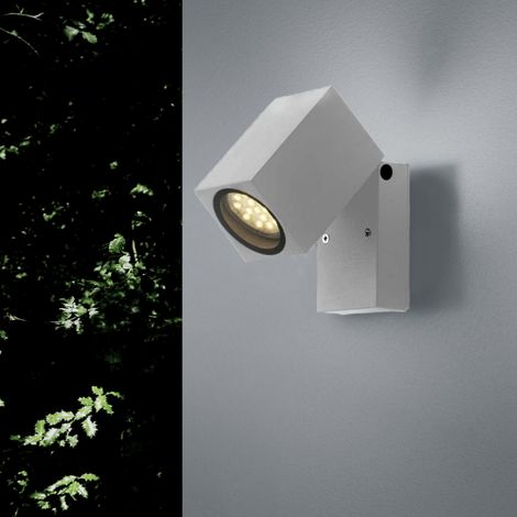Applique Murale Argent LED IP44 Orientable pour ampoule GU10 - S