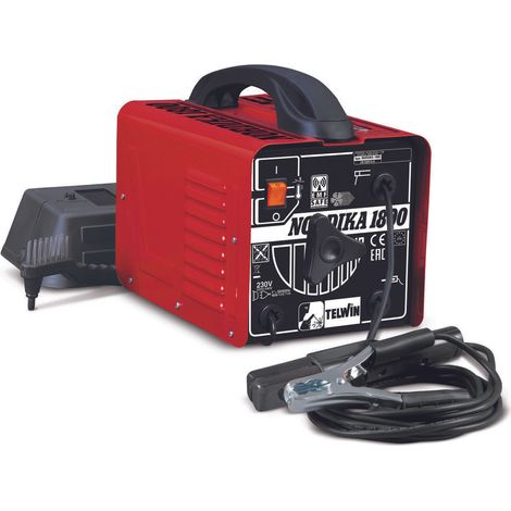 Saldatrice elettrodo MMA in corrente alternata Telwin Nordika 1800 + Maschera