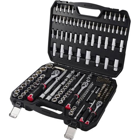 TOOLCRAFT Kit di inserti e bussole 1/2, 1/4, 3/8 179 parti TO-10674594 (1/5)