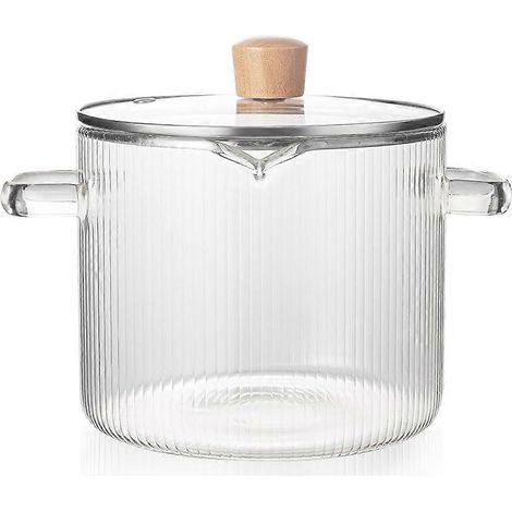 Casserole en verre borosilicate avec couvercle - 1,8 L (60 oz)