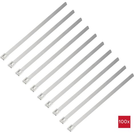 TRU COMPONENTS TC-12656568 Stahlkabelbinder 200 mm 7.9 mm AISI 316 100 St. (1/2)