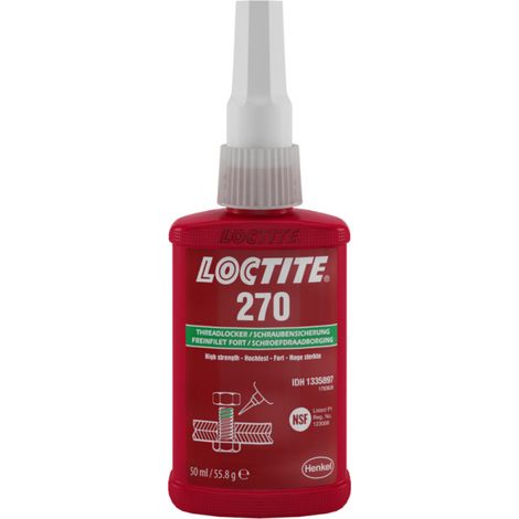 Frein Filet Fort Usage Général Loctite 270 Flacon 50mL