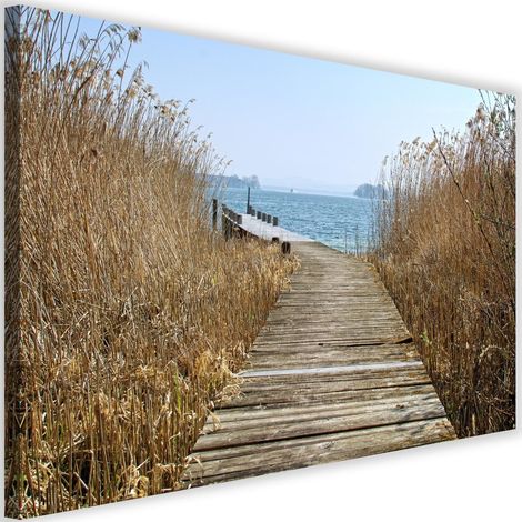 Tableau sur toile Chemin vers la plage 60x40 (1/5)