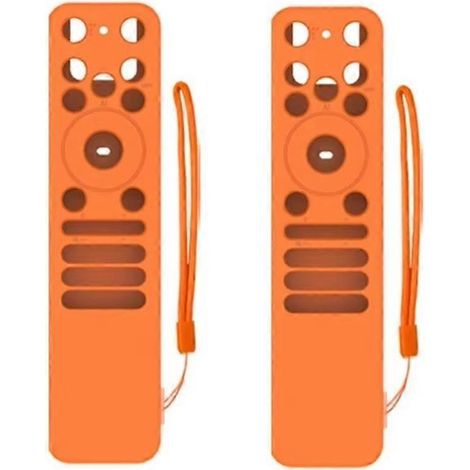 Lot de 2 étuis en silicone pour télécommande LG MR25GA avec dragonne : protection antichoc et souple. (1/5)