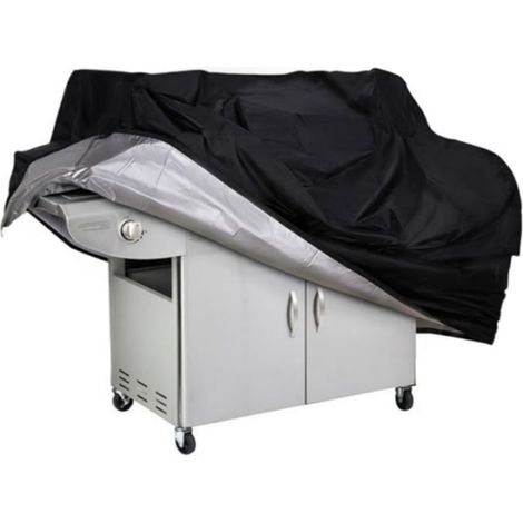 Housse de protection imperméable pour barbecue Taille L 170 cm,Couverture de Barbecue imperméable Heavy Duty Barbecue Housse imperméable à la poussière Jardin BBQ Grill Couverture (1/5)