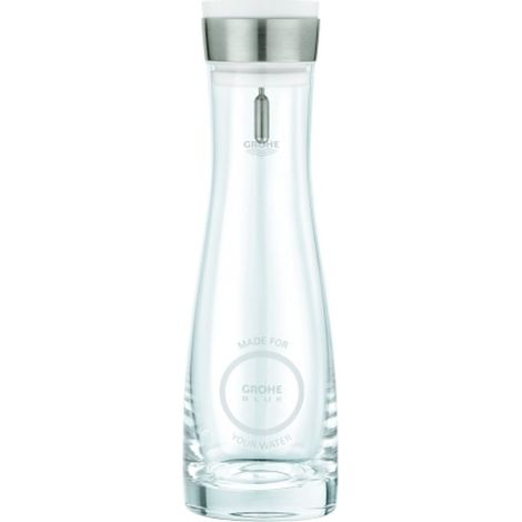 GROHE Jarra de cristal GROHE Blue 404051 1 litro con juego de tapa de cierre, 40405001