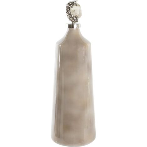 DKD Home Decor Vase Verre Rose Pierre 19x19x59 cm (1/3)