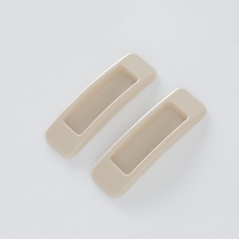 CYUNSHOP Poignée adhésive pour portes/fenêtres, lot de 10 – Plastique, sans perçage, couleurs variées (beige). (1/5)