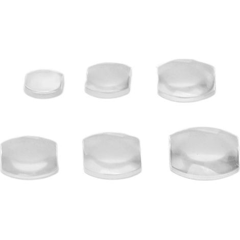 Lot de 6 loupes de calendrier et de date pour montres, outil professionnel à convexité pour la réparation de montres. (1/5)