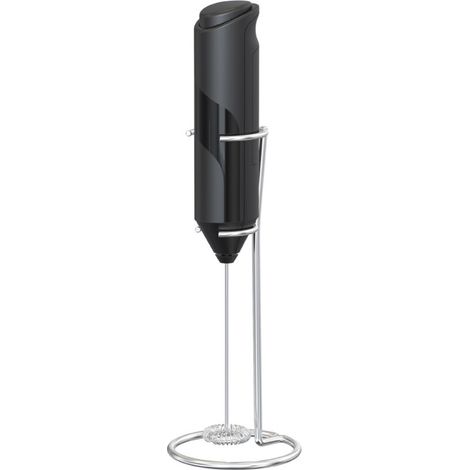 Mousseur à lait électrique portable – Mini fouet – Noir –