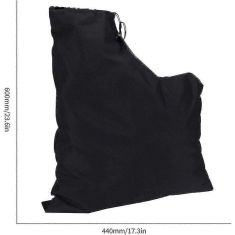 2 sacs de rechange pour souffleur de feuilles avec fermeture éclair, sac pour tondeuse à gazon - AquaForge (1/2)
