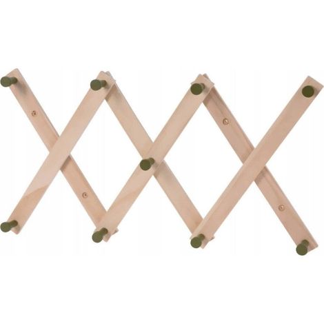 Home Styling Collection Perchero infantil de madera rosa 60 cm (1/2)