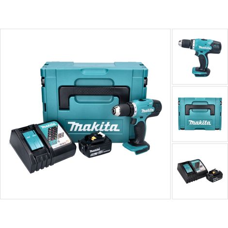 Makita DDF 453 RT1J Akku Bohrschrauber 18 V 42 Nm + 1x Akku 5,0 Ah + Ladegerät + Makpac (1/5)