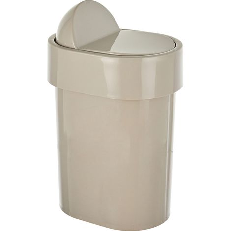 Gedy Junior Pattumiera con Coperchio Basculante 4,8 lt. Beige (1/4)