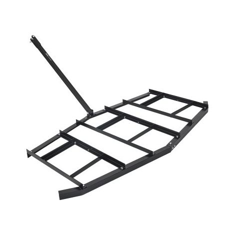 Herse Traînée 2150 mm Râteau Niveleur Remorquable d'Allée de (1/5)
